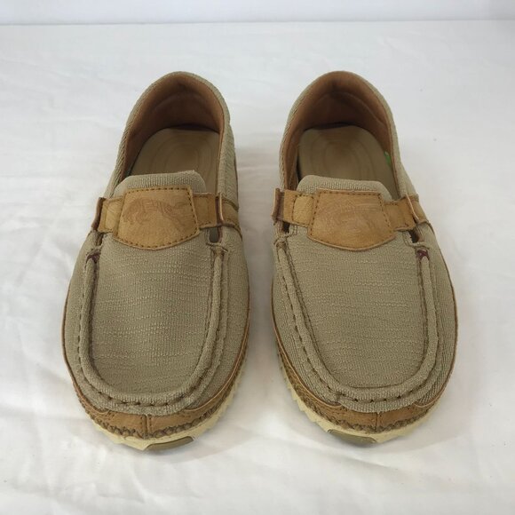 WRANGLER TWISTED X ~ MENS 9M ~ TAN ZERO-X ~ LOAFER SLIP ON SHOE - Picture 3 of 8